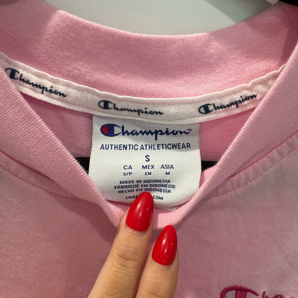 Champion | Womens Light Pink Sleeveless Tank Top- Small - Picture 5 of 6
